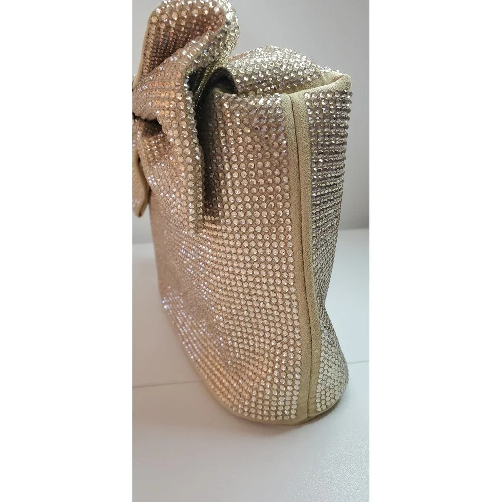 Rhinestone Bow Clutch Hobo Bag for Women Evening Handbag‎